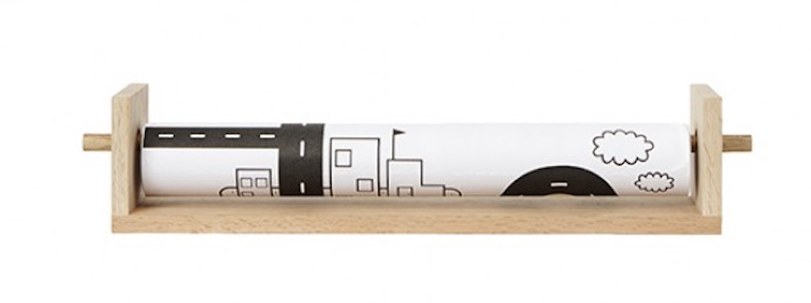 Keep your coloring area neat with a Pollie paper roll shelf and a roll of Playpa coloring paper.