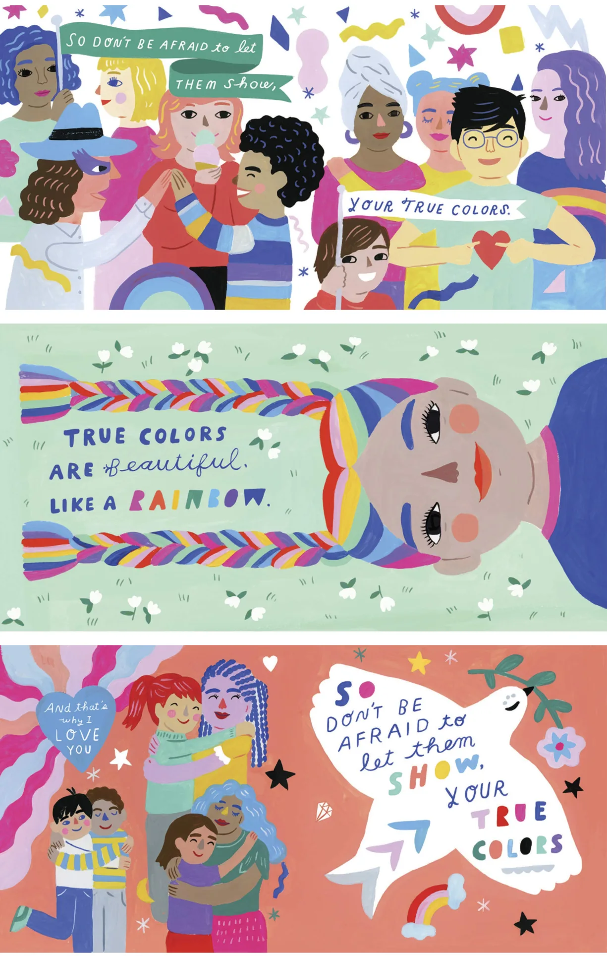 True Colors board book: Illustrations by Sarah Walsh