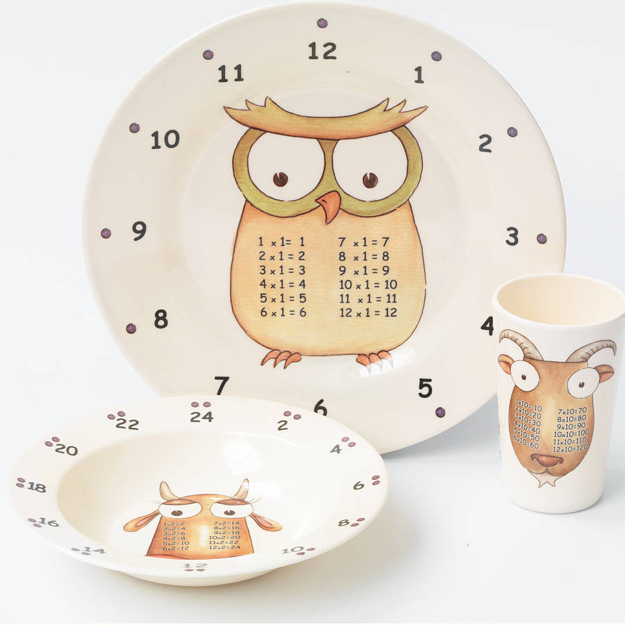 Learning dishes for kids: The Multiples multiplication plates Learning dishes for kids: The Multiples multiplication plates