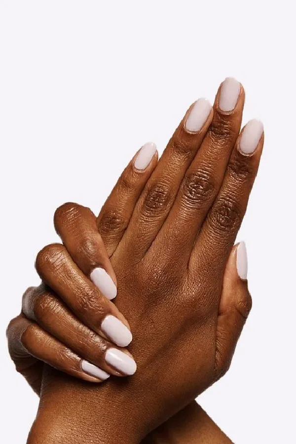 Hot winter nail trends: The non-toxic, prismatic metallic from Static Nails is a great way to be on trend