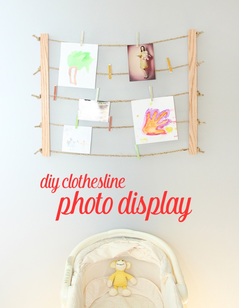 Clothesline Display Kit for Kids' Artwork