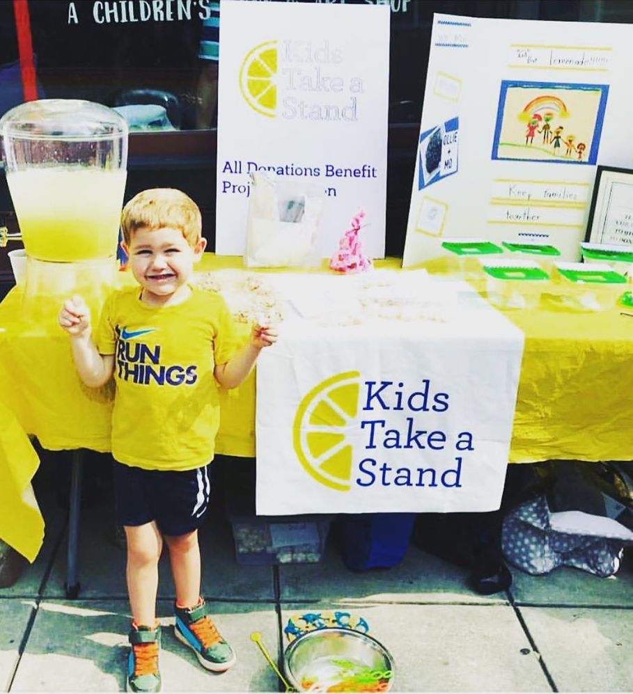 Kids Take a Stand: Lemonade stands by kids to support kids in crisis at our border | via Lawyer Moms Foundation