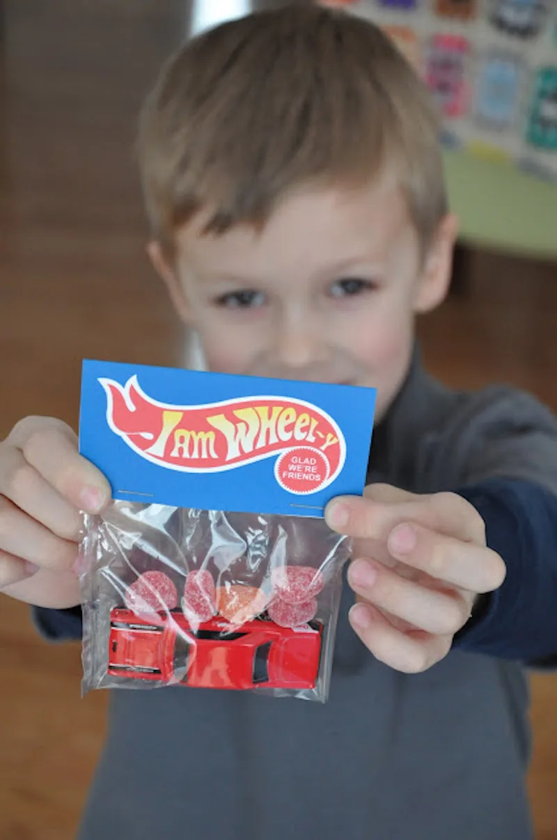 7 fun non-candy printable valentines: Sip Sip Hooray for Valentine's Day cards at Lacey Placey