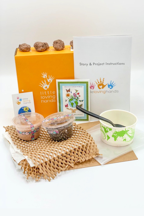 Little Loving Hands monthly subscription box for kids which gives back through crafting