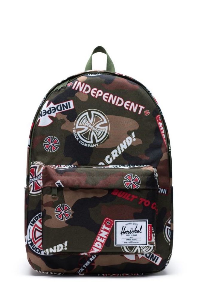 Coolest backpacks for grade school: Independent skateboard x Herschel backpapck | Back to school guide 2019 Cool Mom Picks