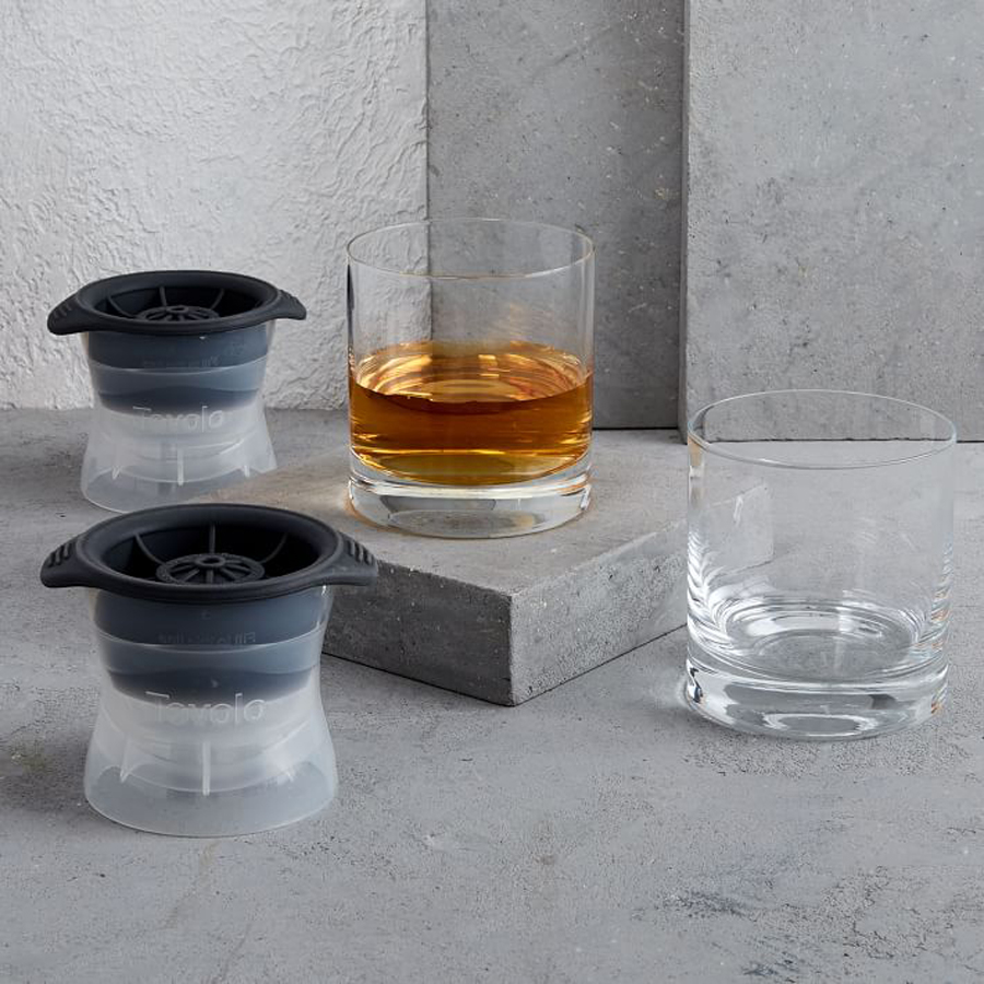 Double Old-Fashioned Whiskey Glasses (Schott Zwiesel style)