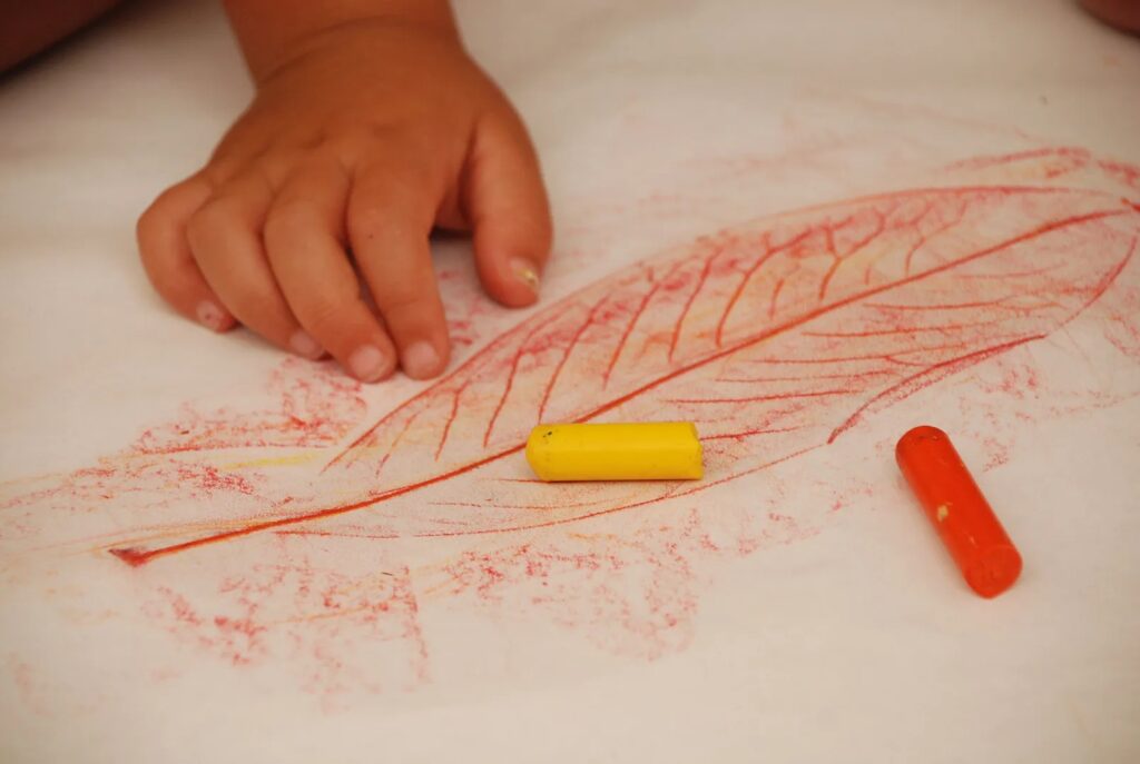 Leaf Rubbing DIY Craft for Kids with some neat variations | via Meri Cherry Leaf Rubbing DIY Craft for Kids with some neat variations | via Meri Cherry