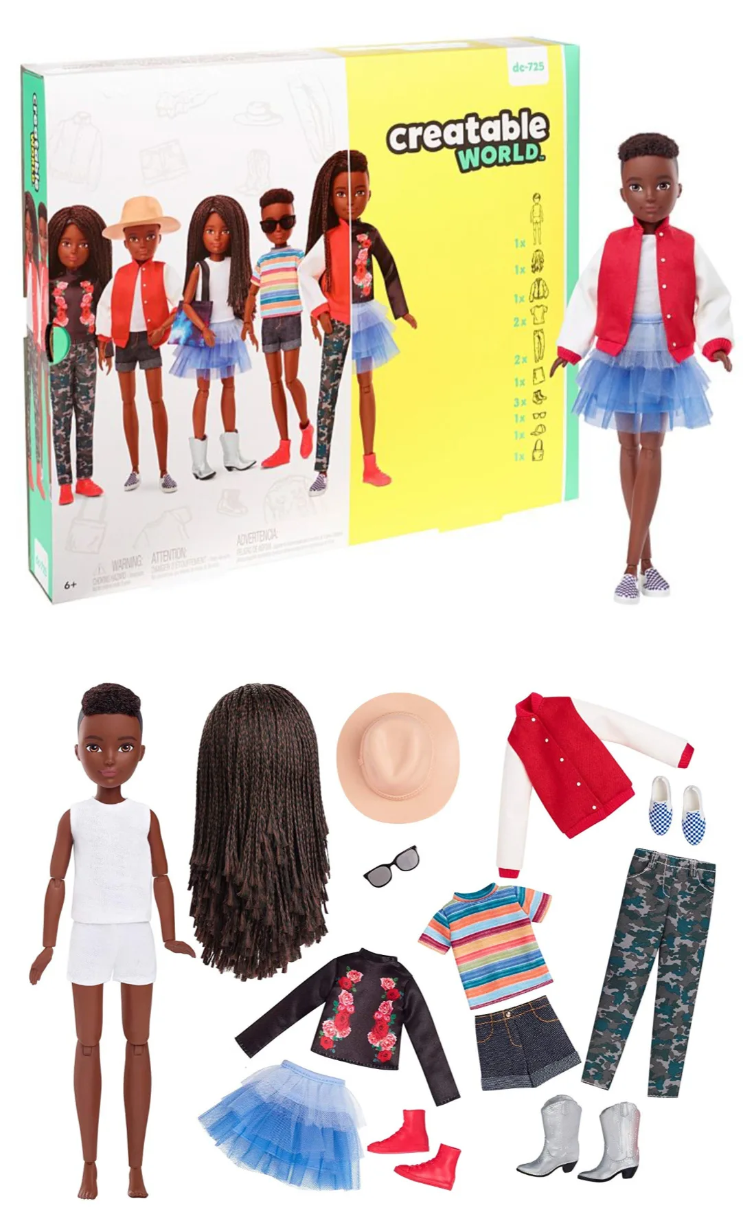Mattel's new Creatable World gender-neutral doll kids give your kids a blank canvas for creativity and imaginative play