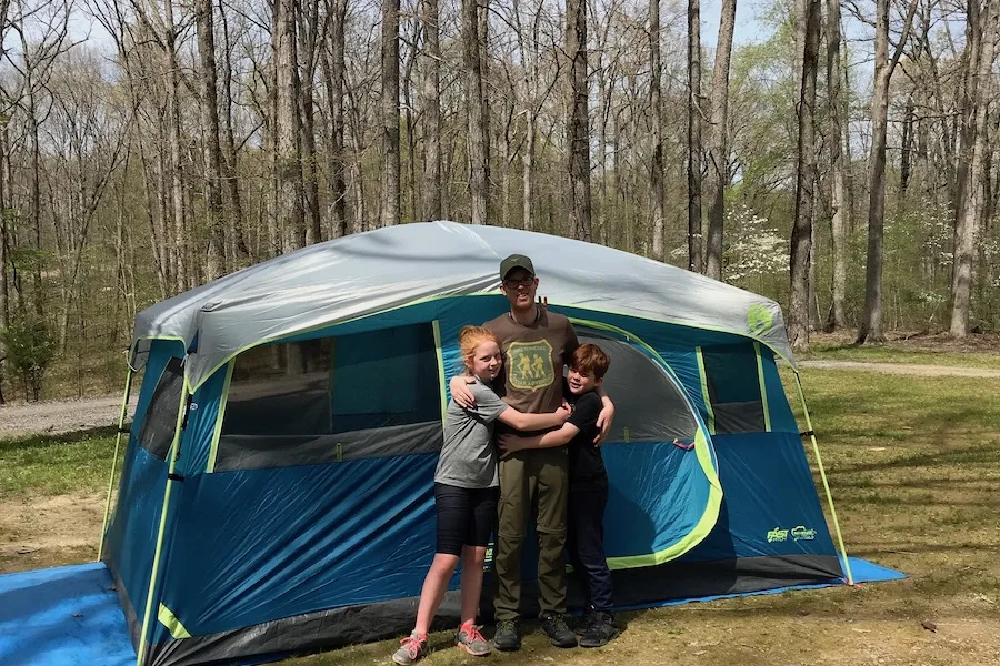 Tips for your first backyard campout with the kids