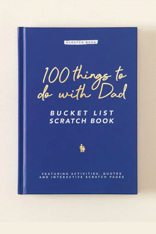 100 Things To Do With Dad: Bucket List Scratch Book