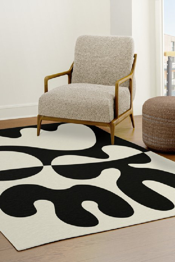 Society6 Mid-Century Modern Throw Rug