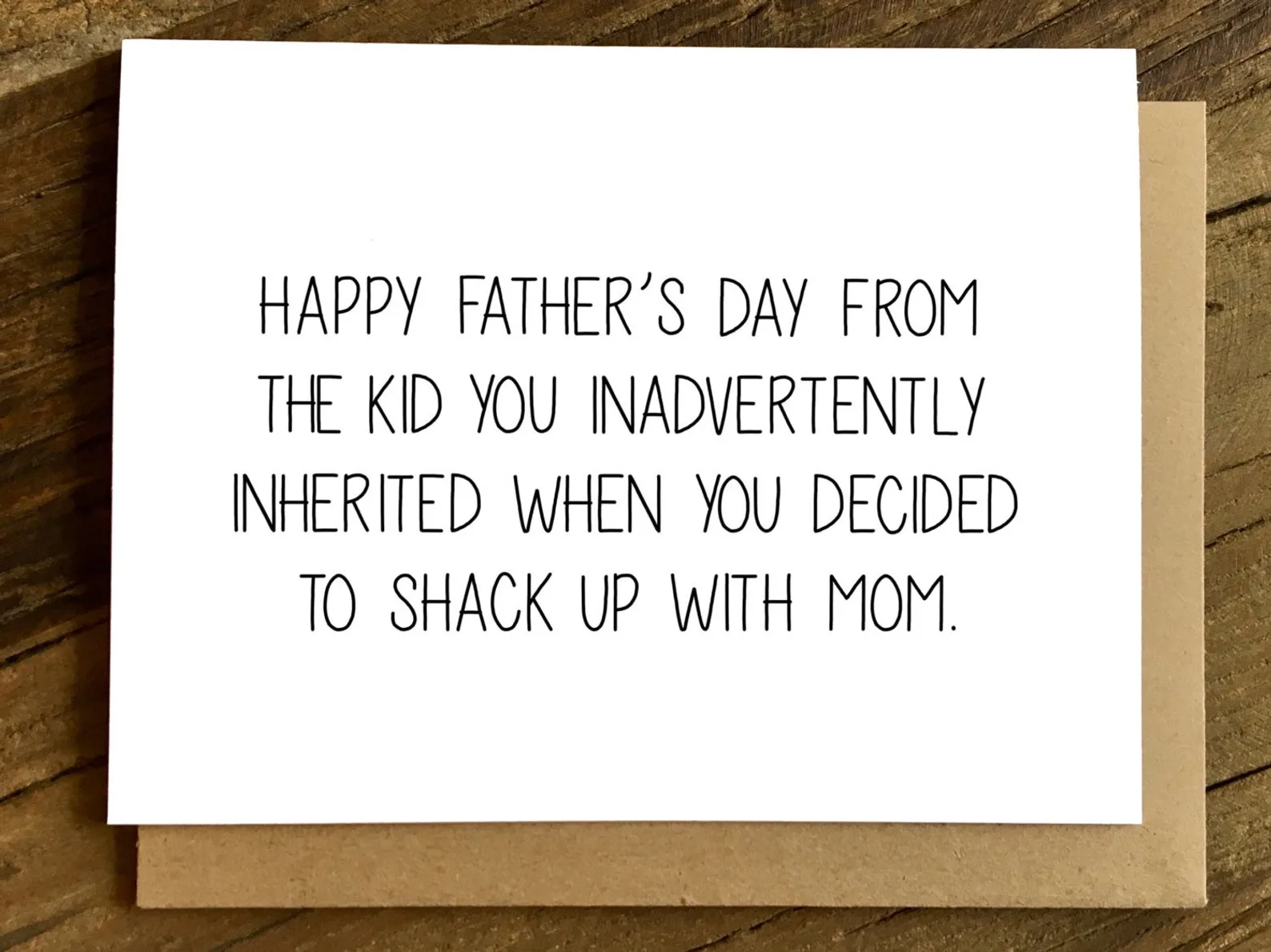 Funny Father's Day cards: Daddy-daughter card