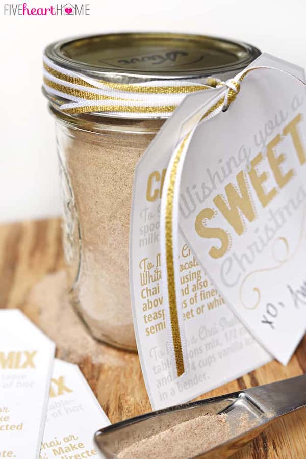 Chai Tea Mason Jar Mix (DIY spa/edible gift idea)