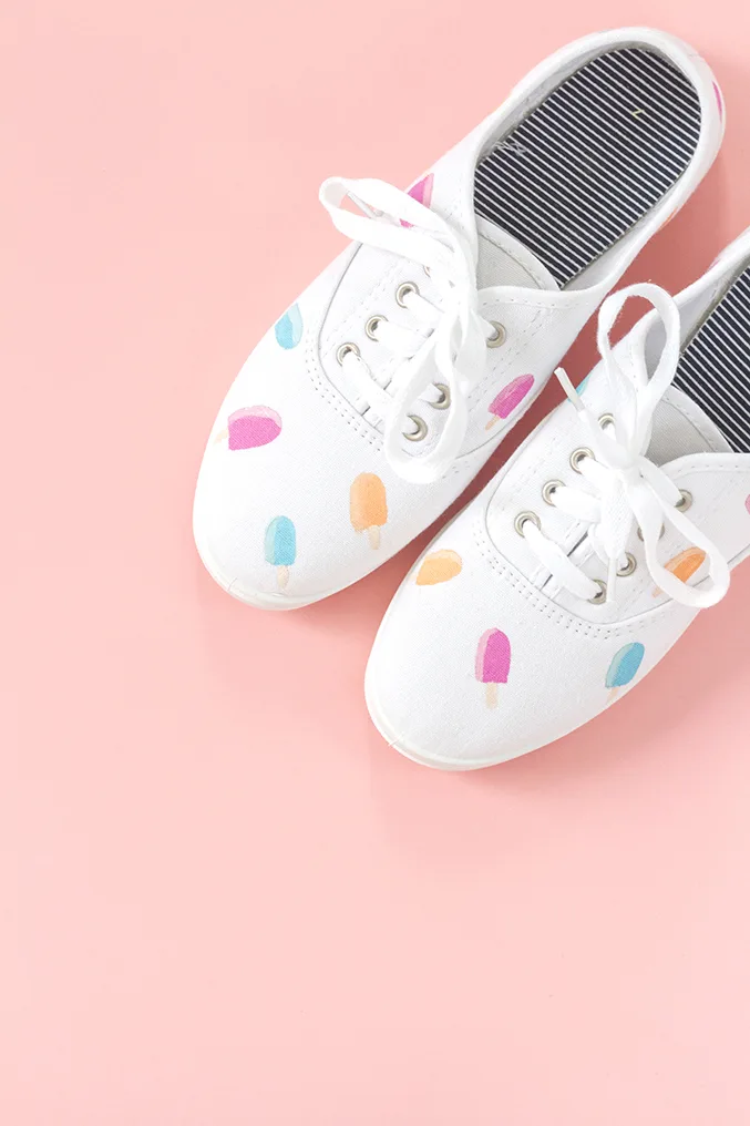 DIY sneaker makeovers: Studded white Converse tutorial by A Beautiful Mess