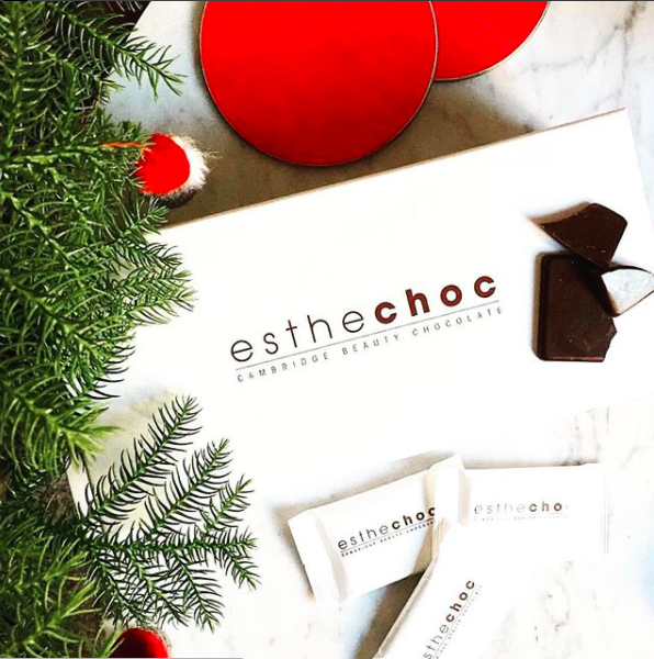 Last minute holiday gift: Esthechoc is chocolate...that's also proven to help anti-aging skin. And it's delicious! | sponsor