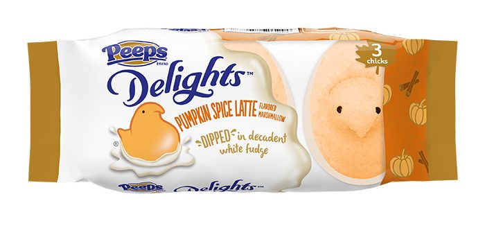 PEEPS Pumpkin Spice Latte Marshmallow Chicks