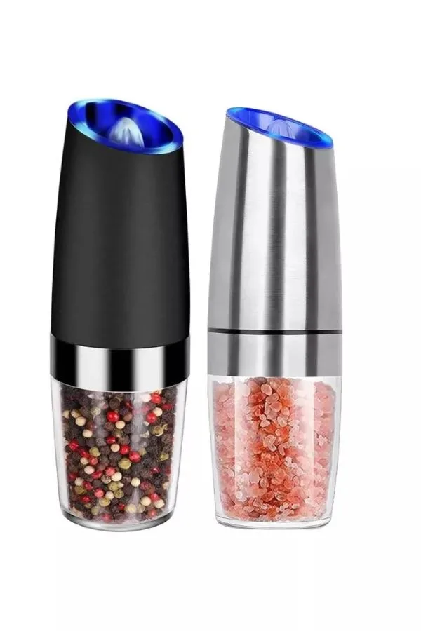 MOVSSOU Electric Salt and Pepper Grinder Set
