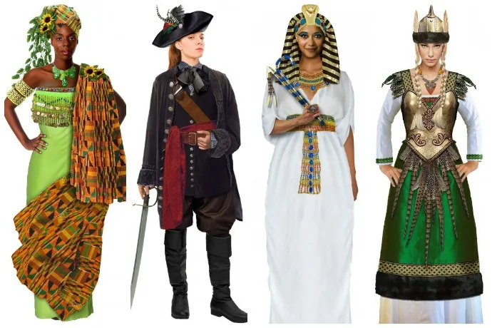 Tons of inspiration for empowered female Halloween costumes at Take Back Halloween