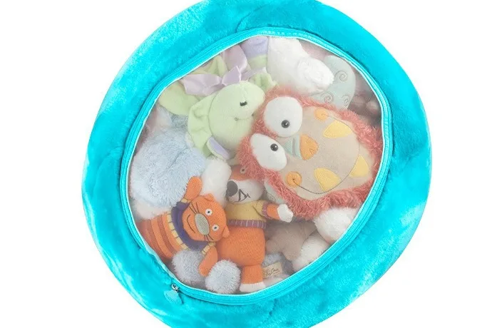 Stuffed animal storage solutions like this one from BOON