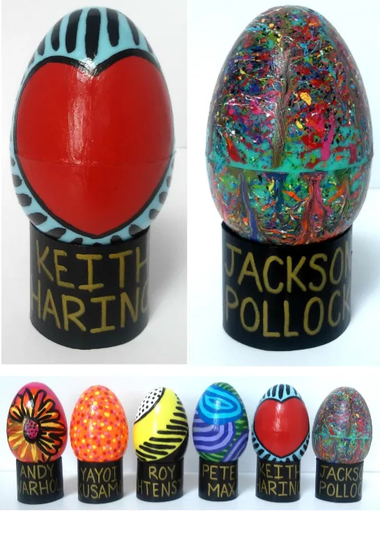 8 Easter egg decorating ideas for tweens and teens who are bored with solid colors: Cactus Easter egg garden at Bliss Makes