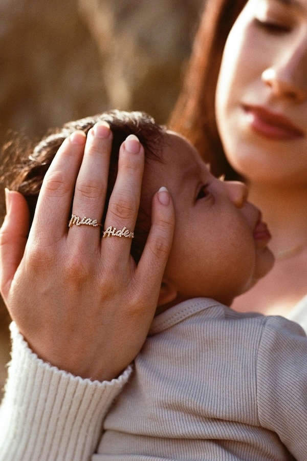 Custom Name Ring (Grace Personalized, Etsy)