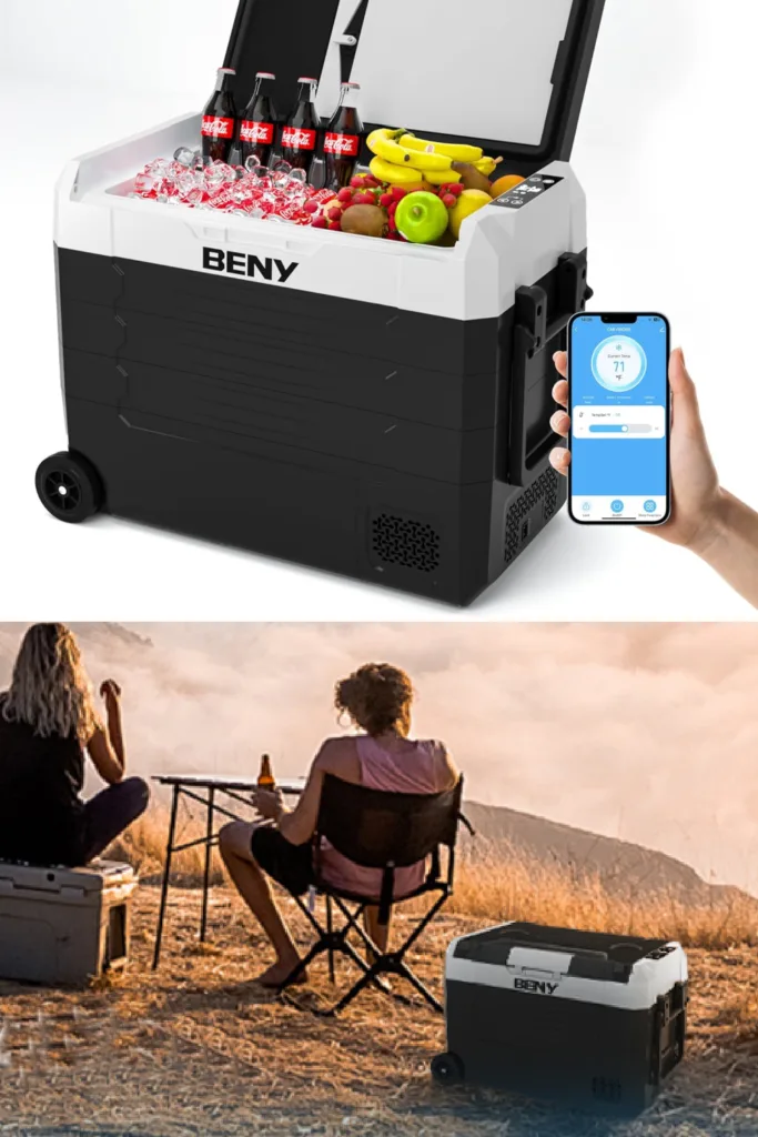BENY 58-Quart Car Refrigerator (dual-zone car fridge/freezer)
