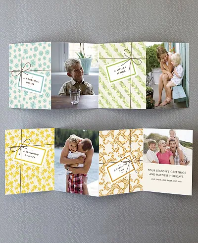 Stunning photo cards for the holidays Ooh, swanky.