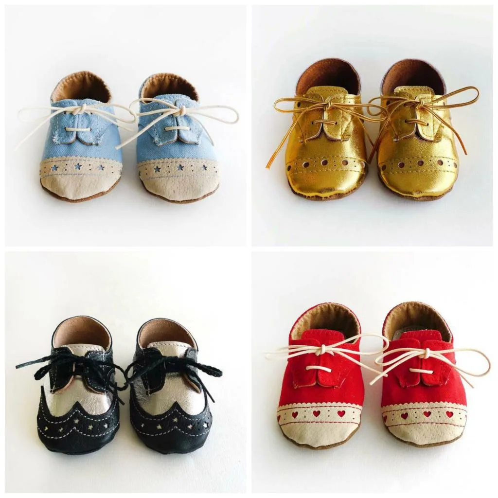 Snazzy handcrafted baby shoes that really steal the show