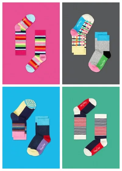 Sock it to 'em: colorful feet are happy feet