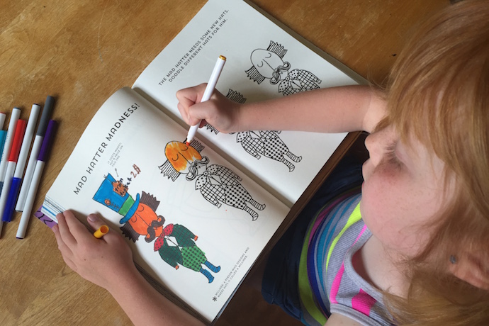 The DoodleLit coloring book is a cool kids' activity book full of literary inspired coloring pages The DoodleLit coloring book is a cool kids' activity book full of literary inspired coloring pages