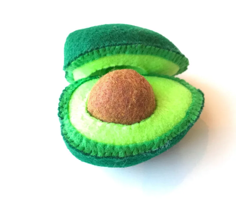 Cutest play food makers on Etsy: Avocado by Felt Food Truck