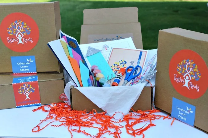 Cool crafts kits for kids with a focus on global celebrations like Diwali or Chinese New Year, from Festive Roots.