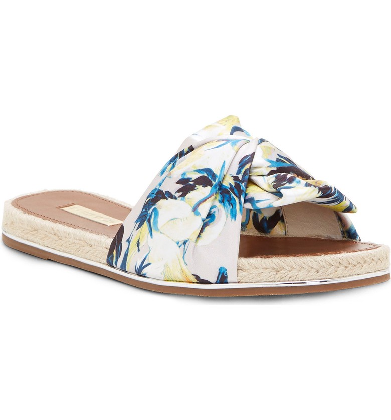 Embellished slide sandals for summer | Louise Et Ci espadrille slides Embellished slide sandals for summer | Louise Et Ci espadrille slides