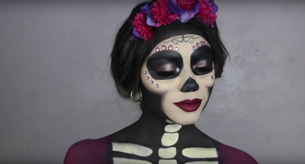 Coco's Glam Mama Imelda face paint video tutorial  by Jessie Martinez