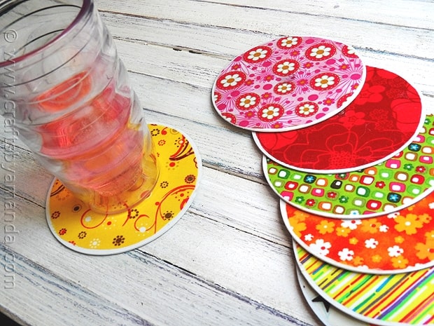 CD Fabric Coasters