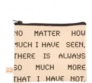 Have pouch, will travel in style.
