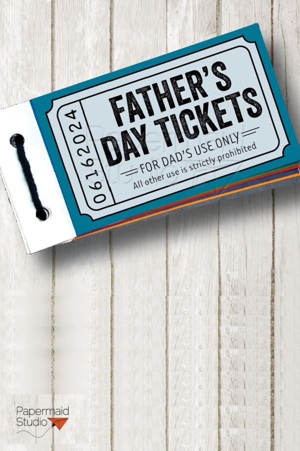 Editable Father's Day Coupon Book (Papermade Studio)
