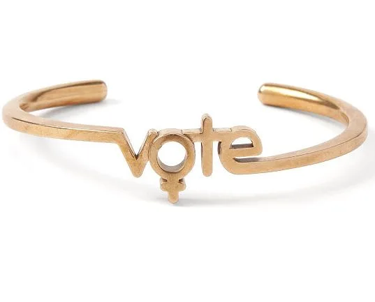 VOTE bracelet to support voters' rights available at Uncommon Goods