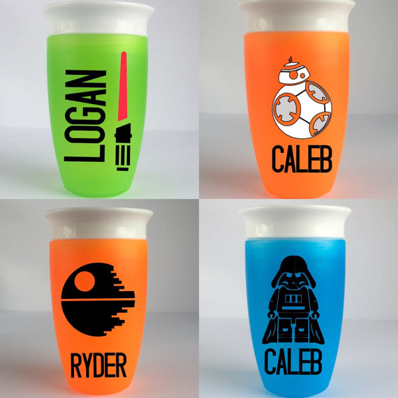 The coolest Star Wars stocking stuffers for kids: Personalized cups The coolest Star Wars stocking stuffers for kids: Personalized cups