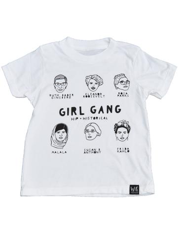 Girl gang tee of historic women from Wee Rascals | mompicksprod.wpengine.com Girl gang tee of historic women from Wee Rascals | mompicksprod.wpengine.com