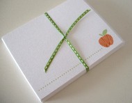 Apple Notecards by Bird in a Skirt