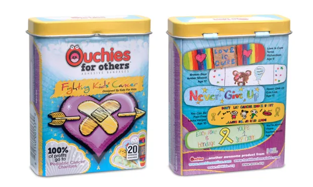 A cool way to fight pediatric cancer: Ouchies for pediatric cancer funding