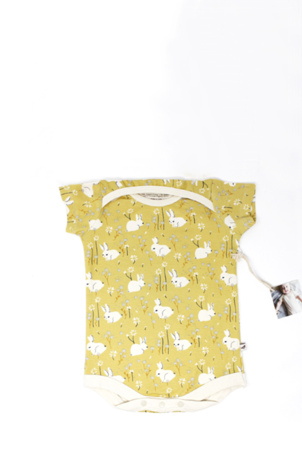 Kinderbirch organic bunny baby onesie is an adorable Easter gift to wear all spring and summer Kinderbirch organic bunny baby onesie is an adorable Easter gift to wear all spring and summer