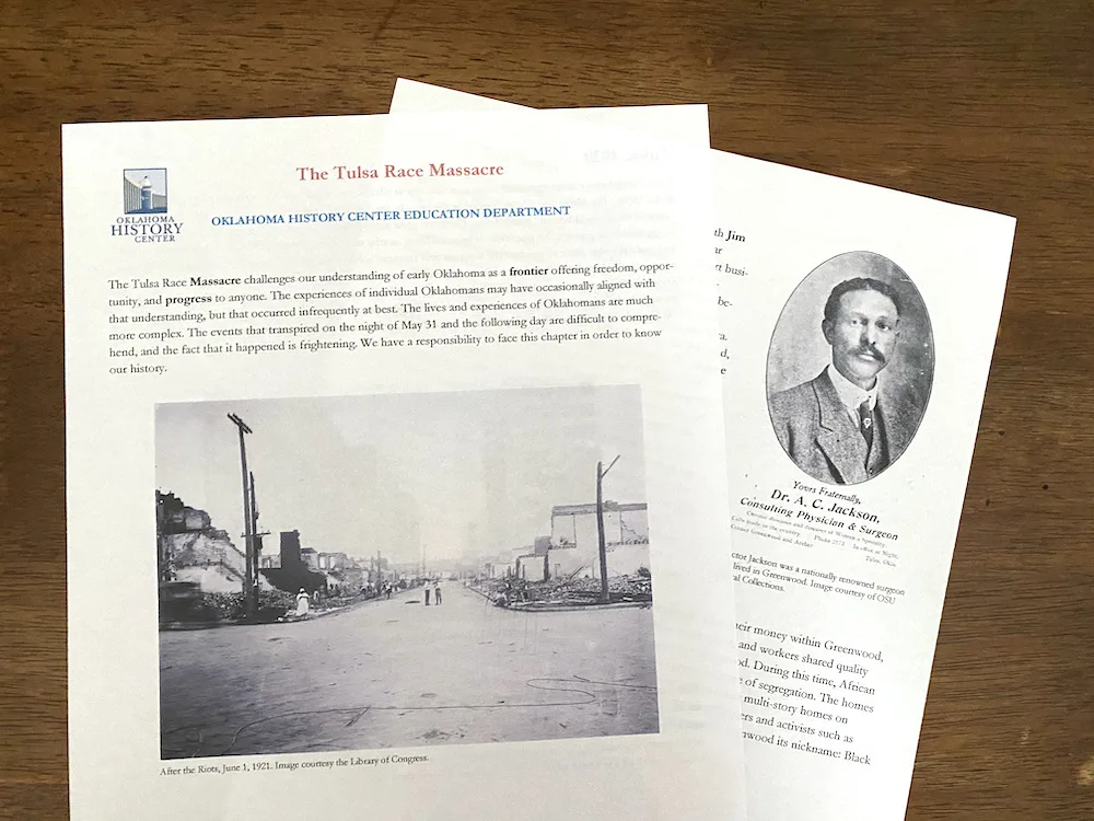 Resources to teach kids about the Tulsa Race Massacre: The 1921 Tulsa Race Massacre Centennial Commission has created curriculum for teens