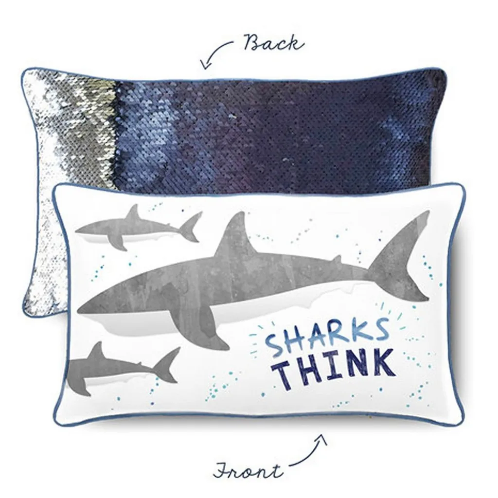 Mermaid Pillow Co. Positivity Sequin Pillow