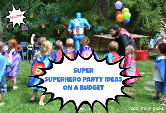 Superhero party ideas on a budget