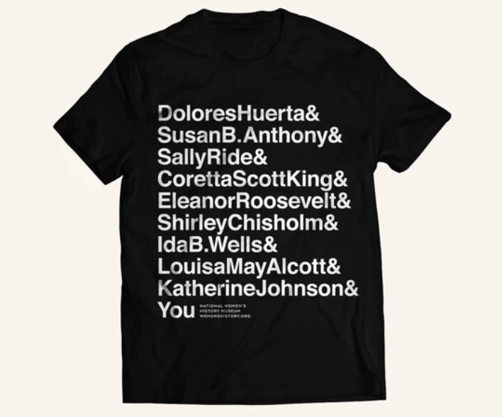 Political gifts for women: Women revolutionaries tee from the Women's History Museum Political gifts for women: Women revolutionaries tee from the Women's History Museum