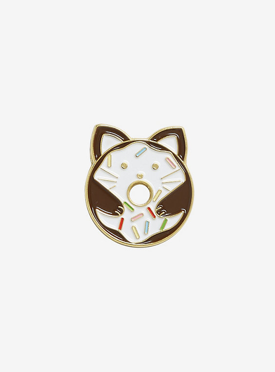 Stocking stuffer ideas for kids under $5: Donut Cat pin Stocking stuffer ideas for kids under $5: Donut Cat pin