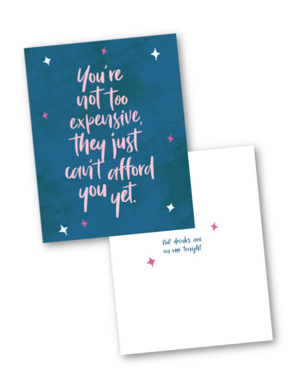 Statement cards celebrating women's achievements: A job interview (you didn't get. Yet.) Statement cards celebrating women's achievements: A job interview (you didn't get. Yet.)