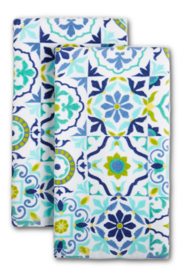 Fiesta Dish Towels - old tile pattern Fiesta Dish Towels - old tile pattern
